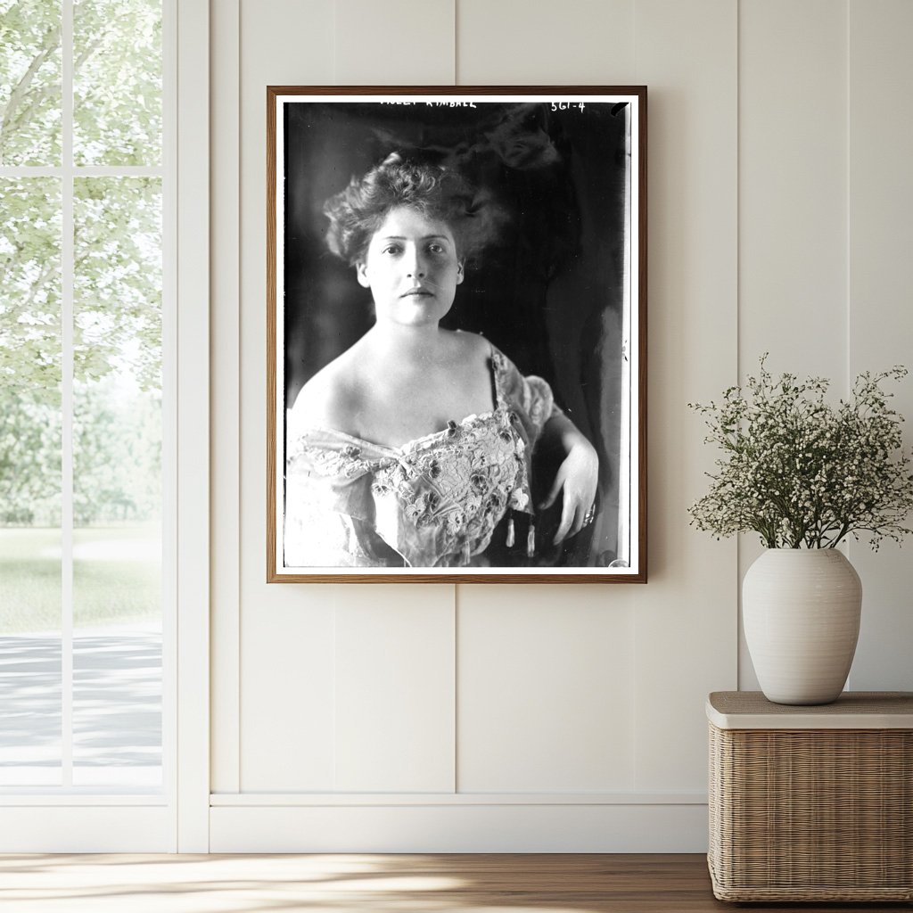 Elegant Portrait of an Early 20th Century Woman