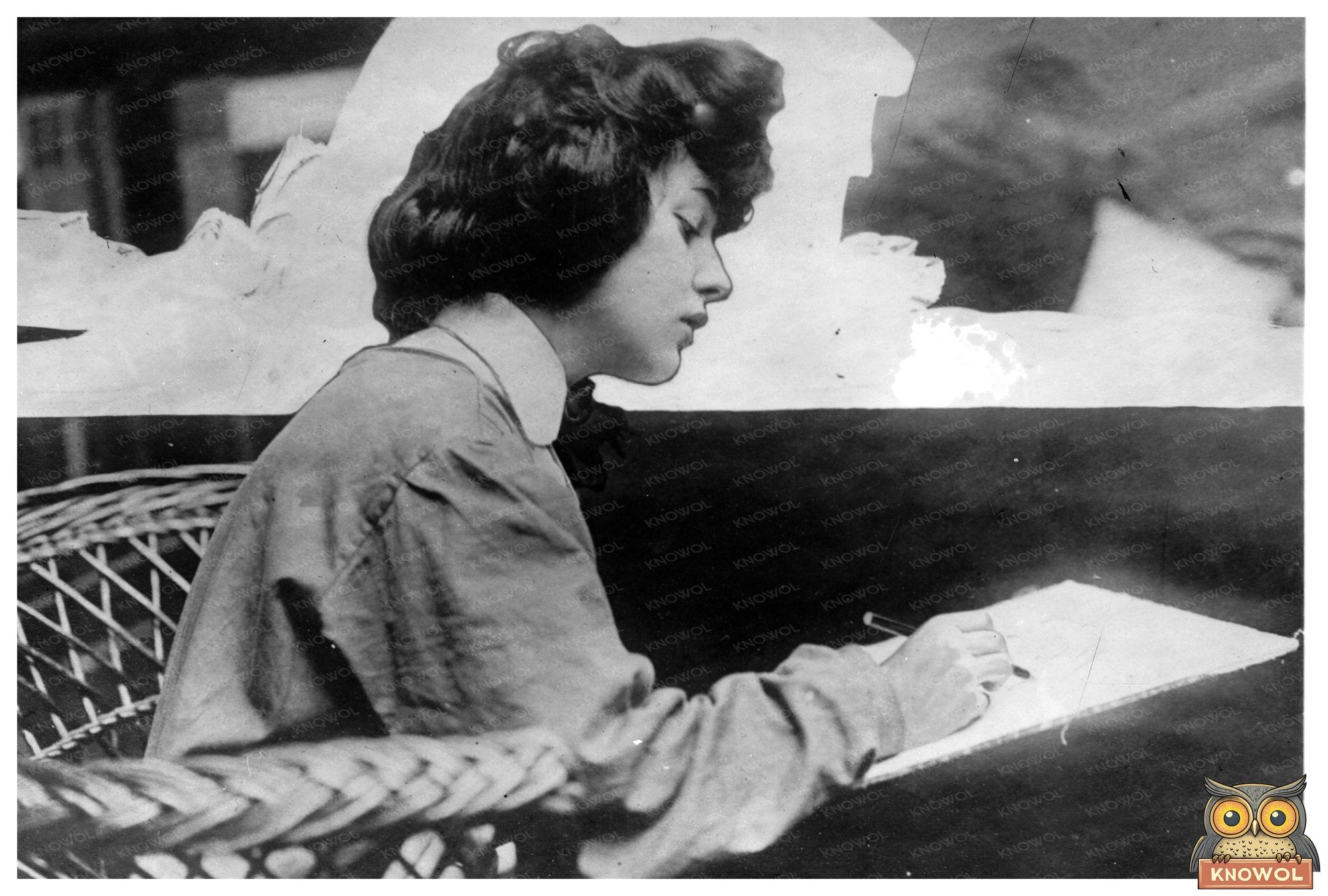 Elegant Society Figure of Early 20th Century America