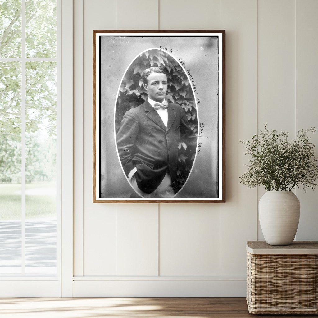 1906 Portrait of Theodore Roosevelt, Jr. in Action