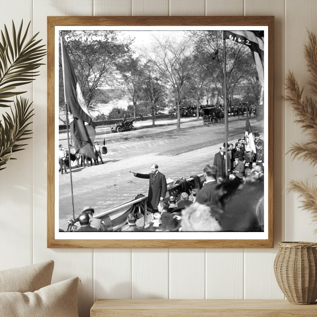 Progressive Era Portrait of Governor Hughes