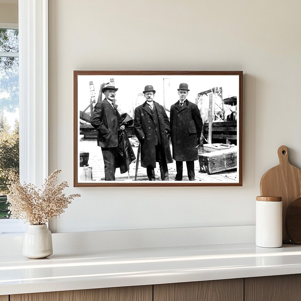 1909 Liberian Commission at New York Boat Docks