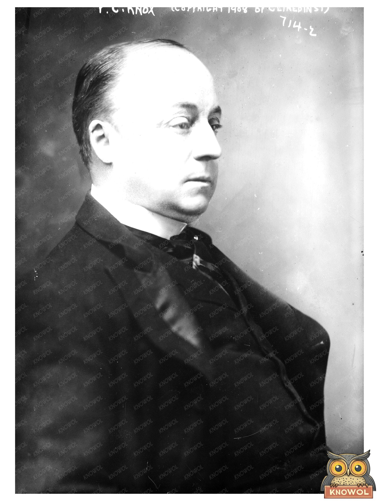 1908 Portrait of P.C. Knox: A Snapshot of History