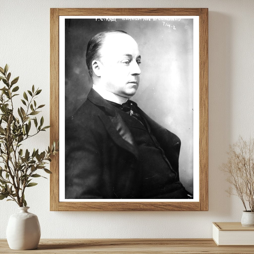 1908 Portrait of P.C. Knox: A Snapshot of History