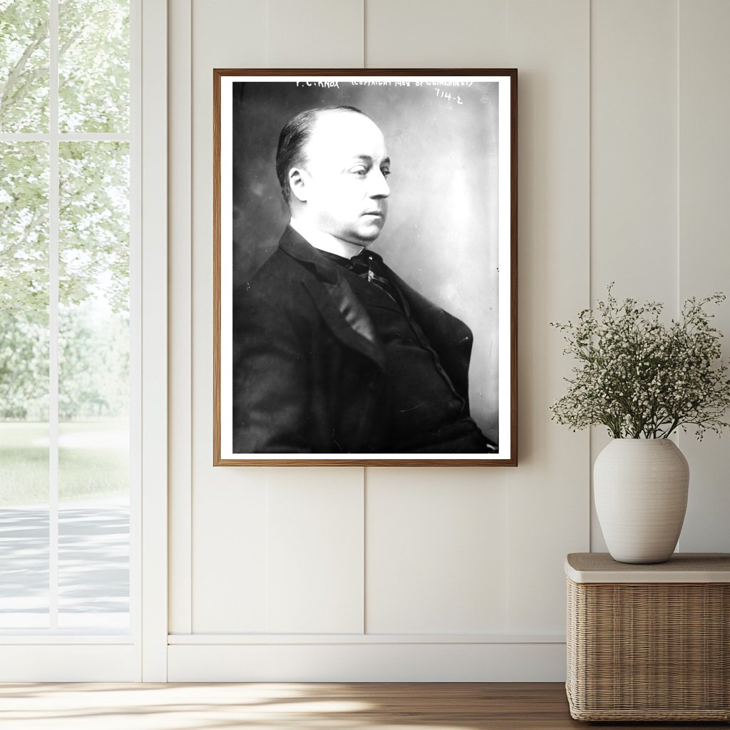 1908 Portrait of P.C. Knox: A Snapshot of History