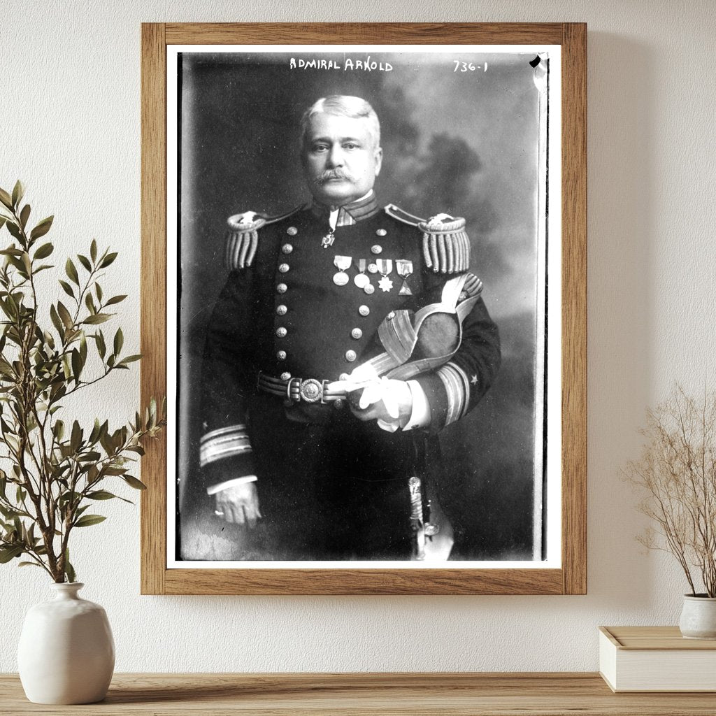 Admiral Arnold: Iconic Naval Uniform Portrait