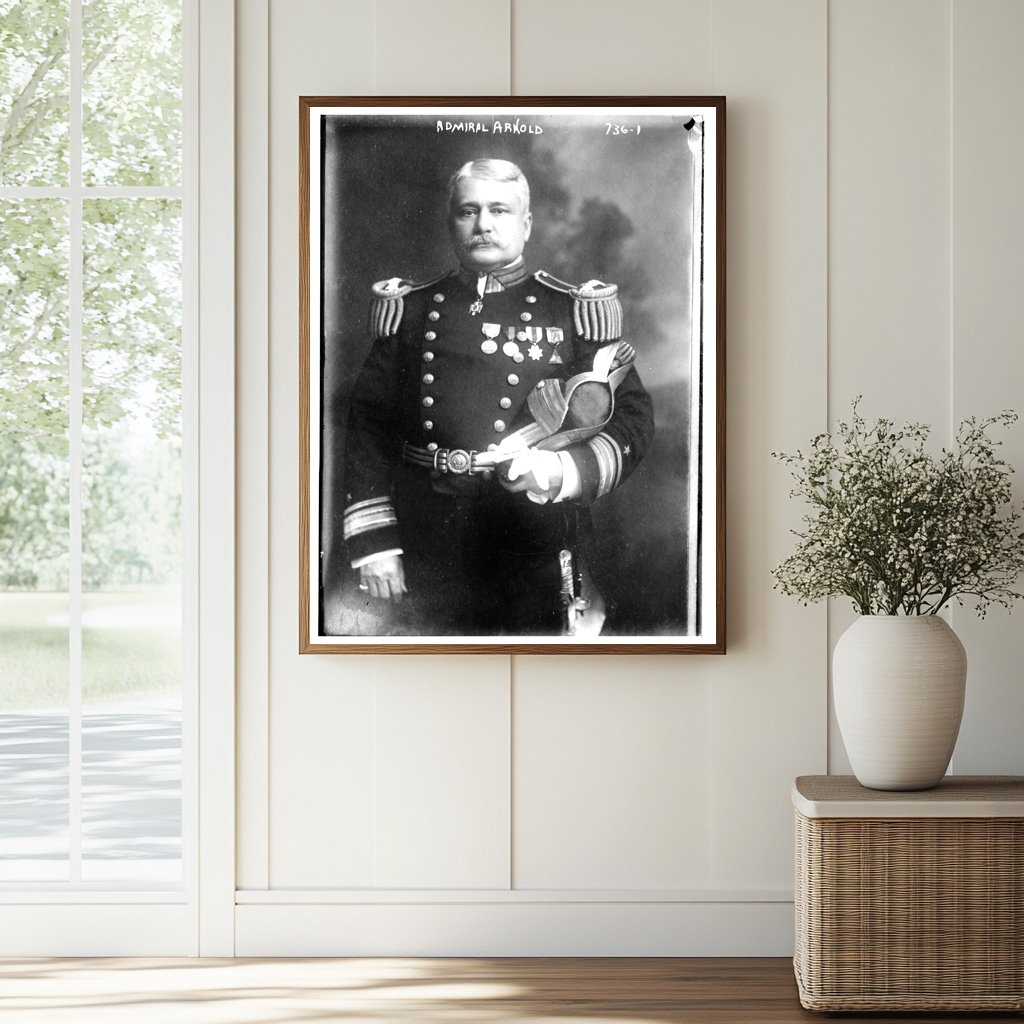 Admiral Arnold: Iconic Naval Uniform Portrait