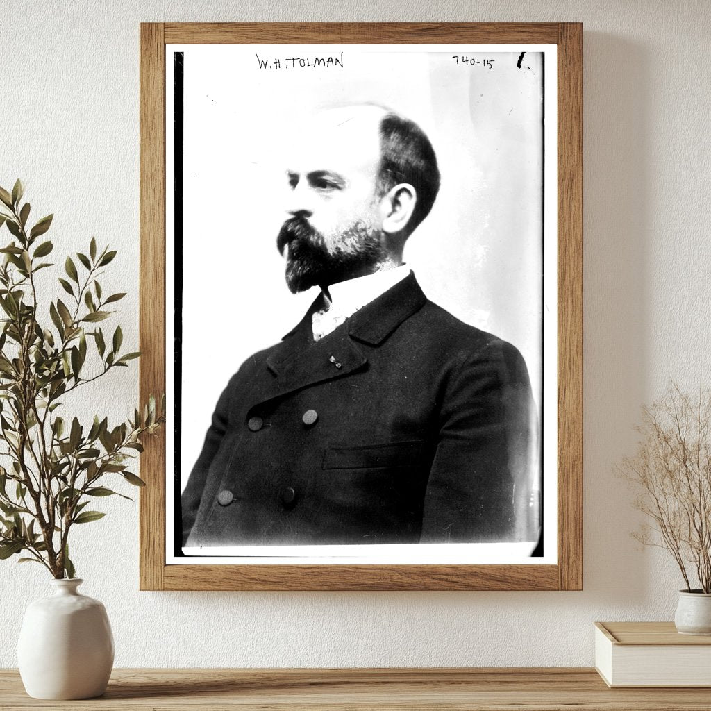 Vintage Portrait of W.H. Tolman: A Historical Icon