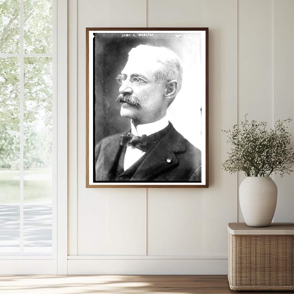 Vintage Portrait of John R. Webster: Late 19th Century