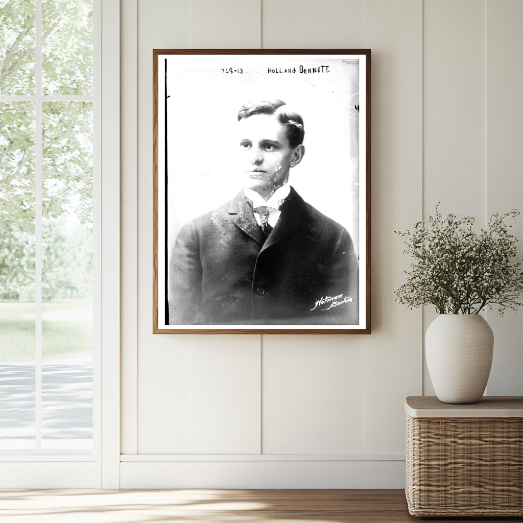 1909 Portrait of Holland Bennett, Boston Legacy