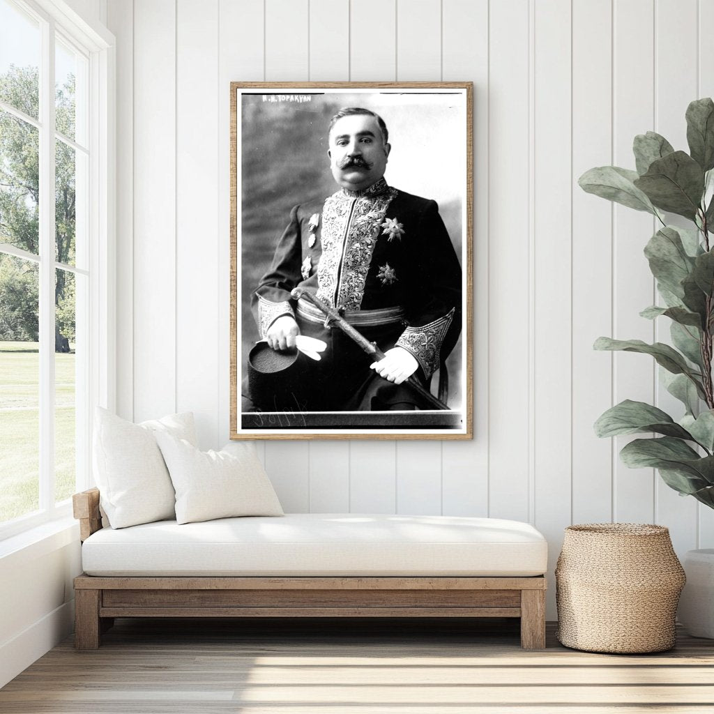 Portrait of H. H. Topakyan in Glass Negative Format