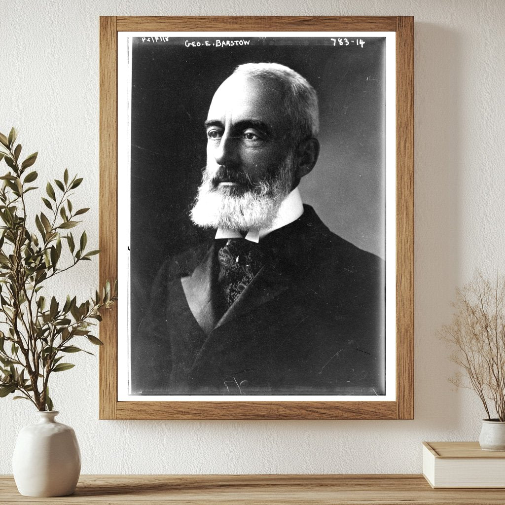 1924 Portrait of Influential George E. Barstow