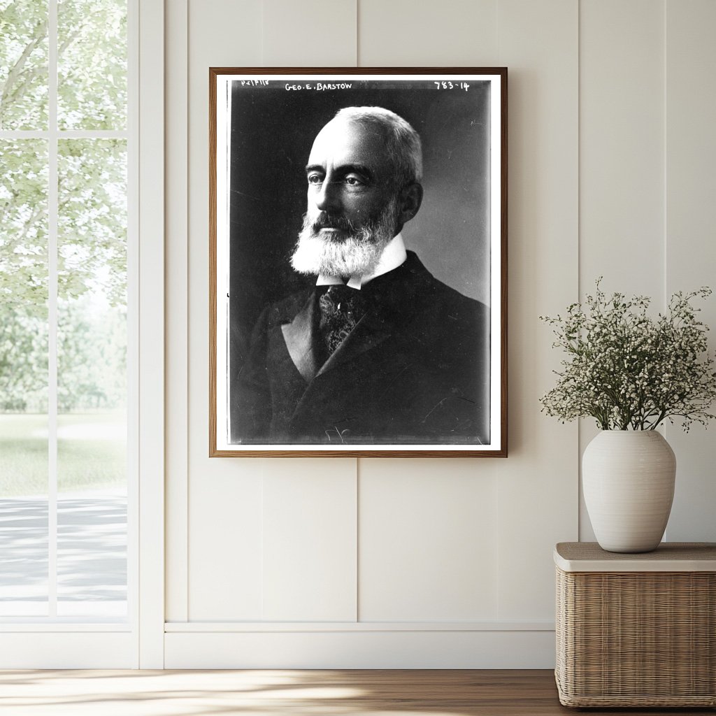 1924 Portrait of Influential George E. Barstow