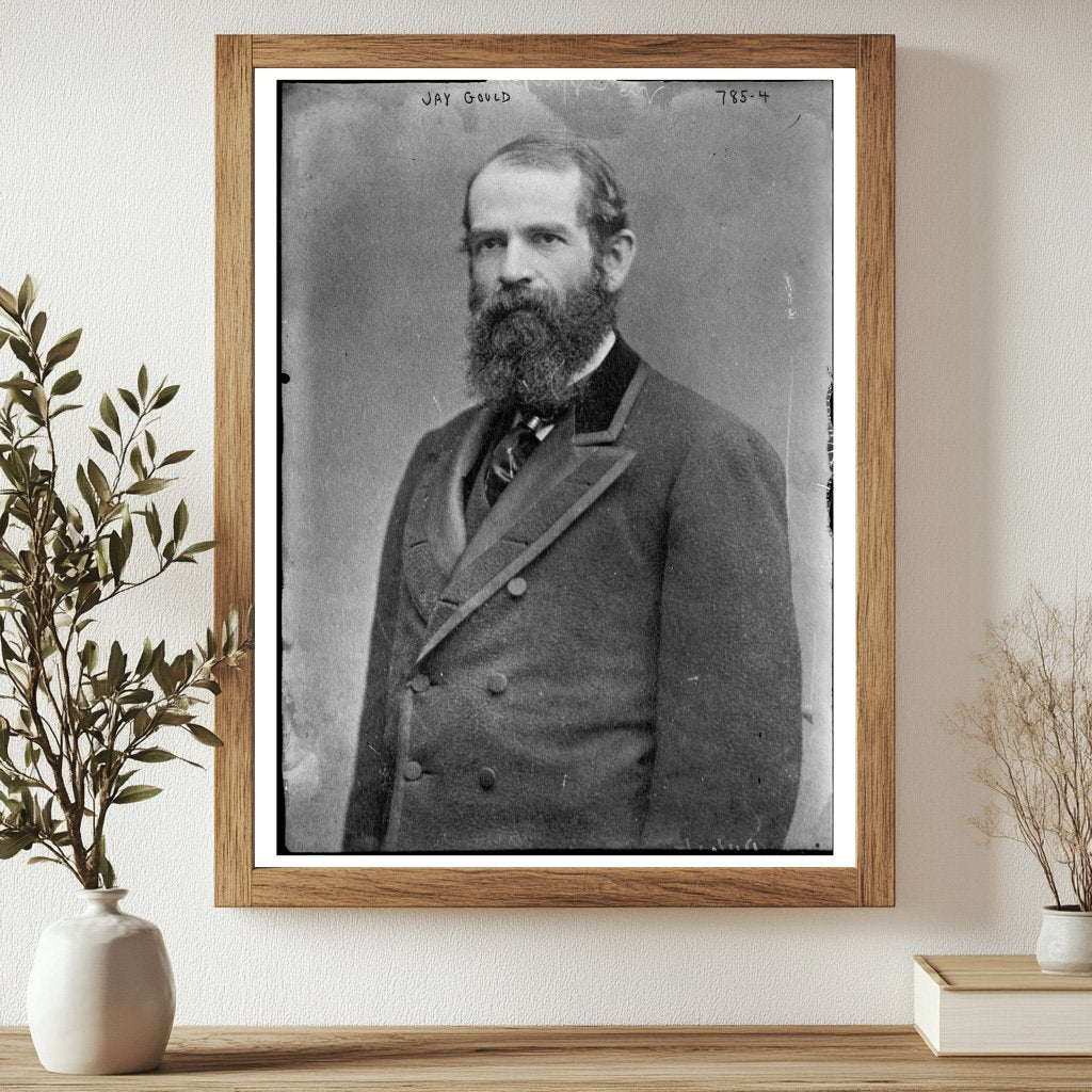 1909 Portrait of Jay Gould: Gilded Age Icon