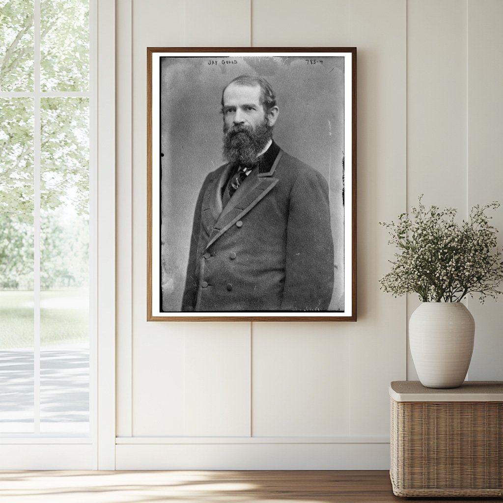 1909 Portrait of Jay Gould: Gilded Age Icon