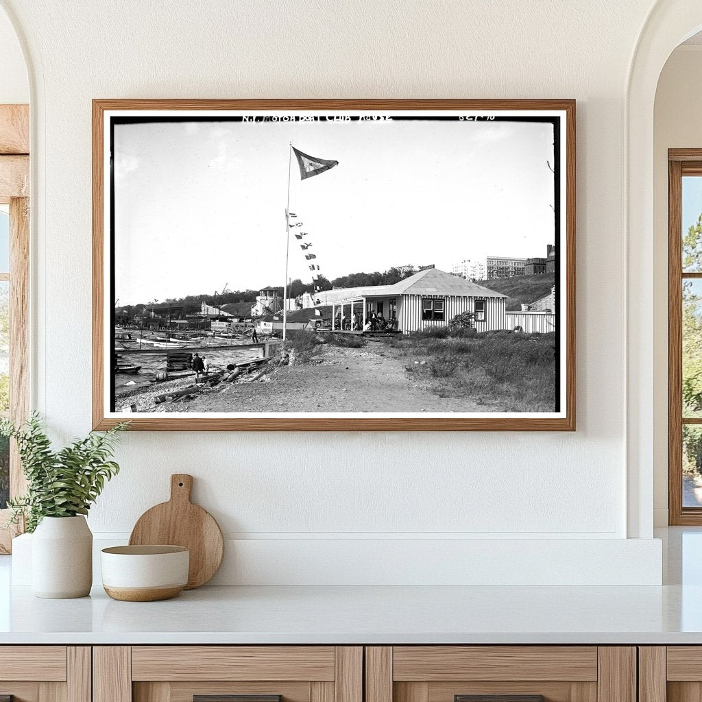 Charming Hudson River Motor Boat Clubhouse
