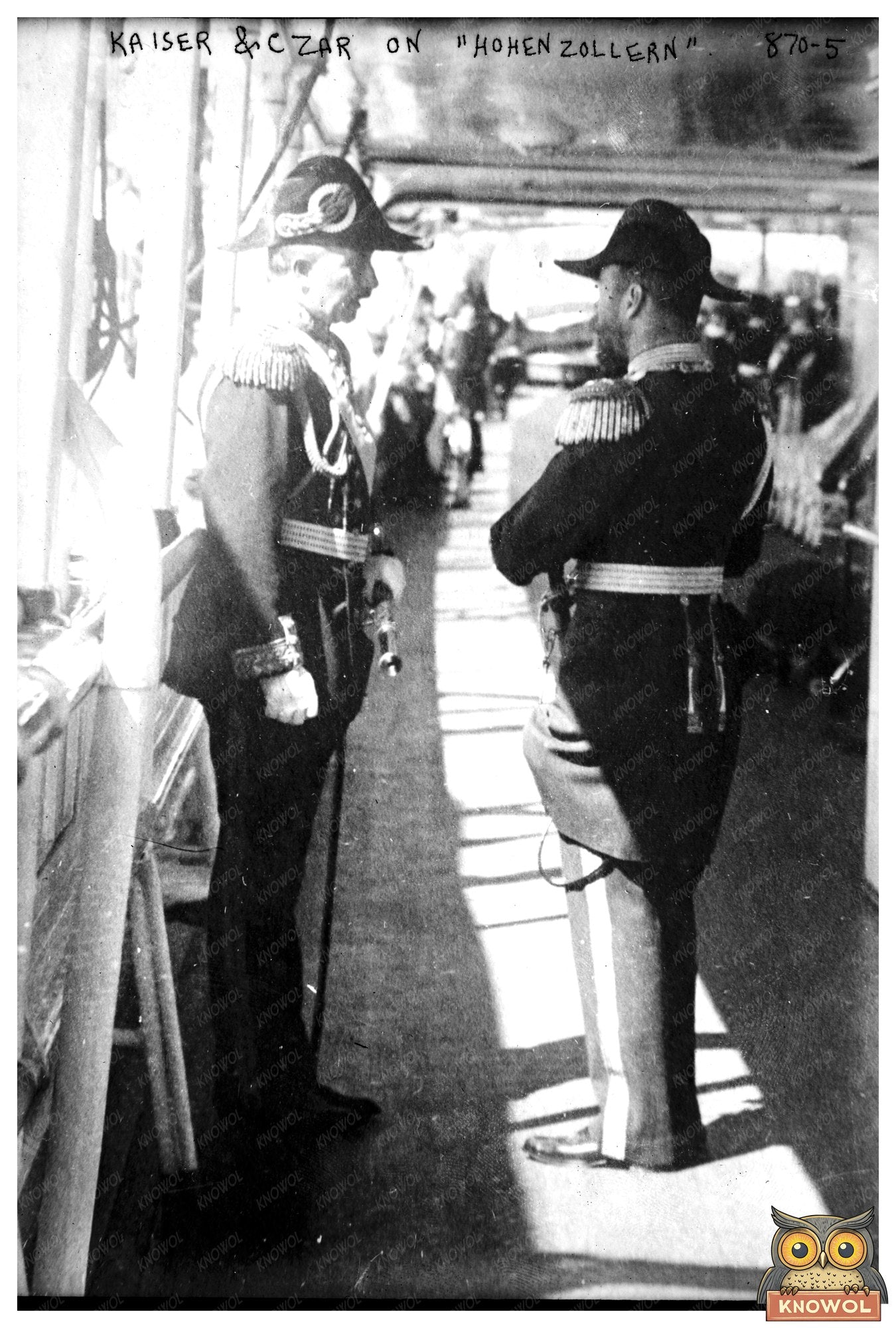 Historic Imperial Meeting Aboard the Hohenzollern Yacht