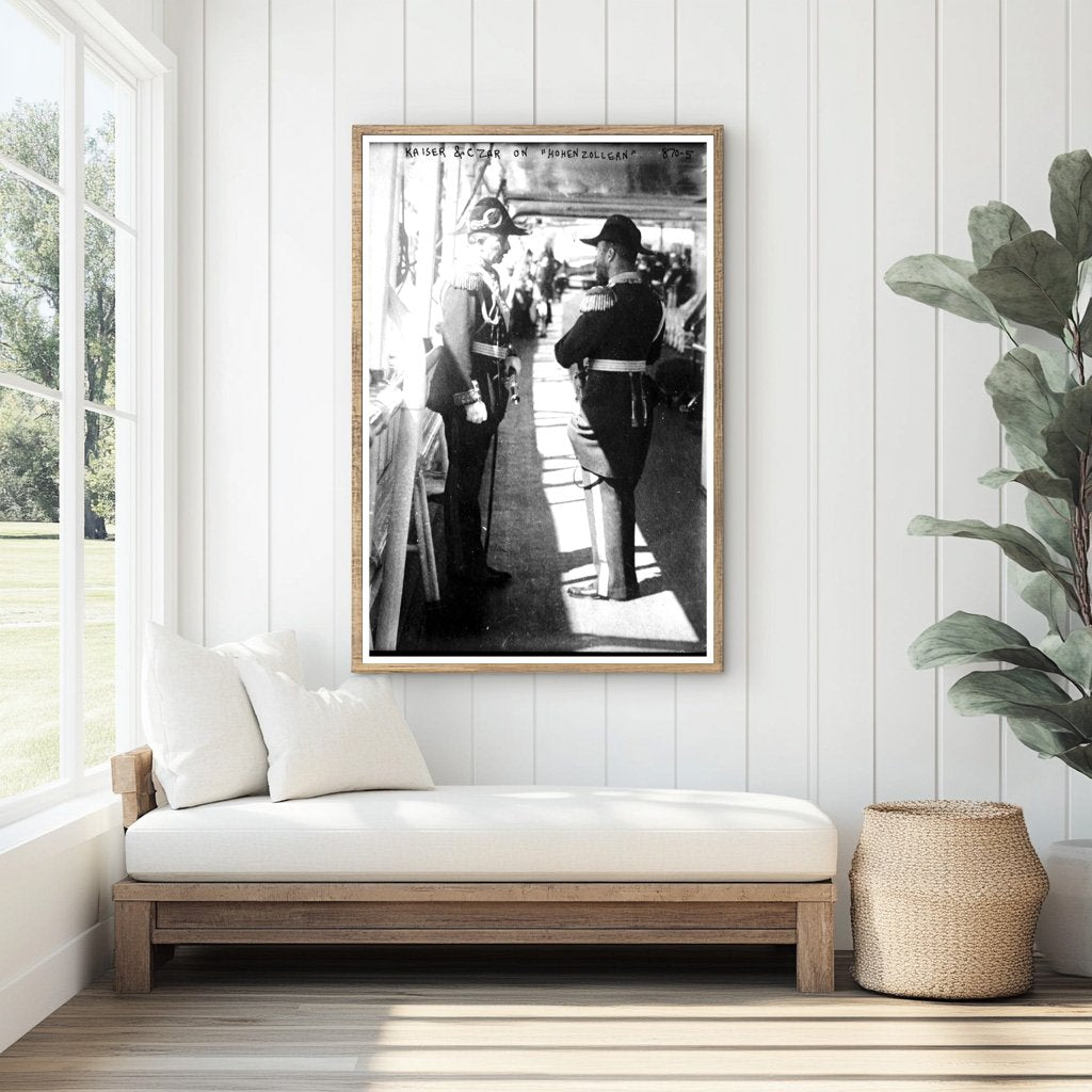 Historic Imperial Meeting Aboard the Hohenzollern Yacht