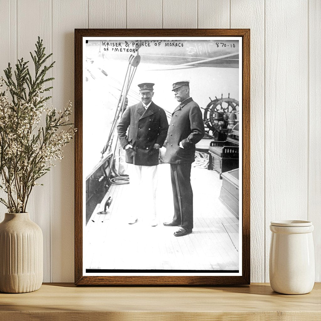 Historic Yacht Meeting: Kaiser Wilhelm II & Prince Albert