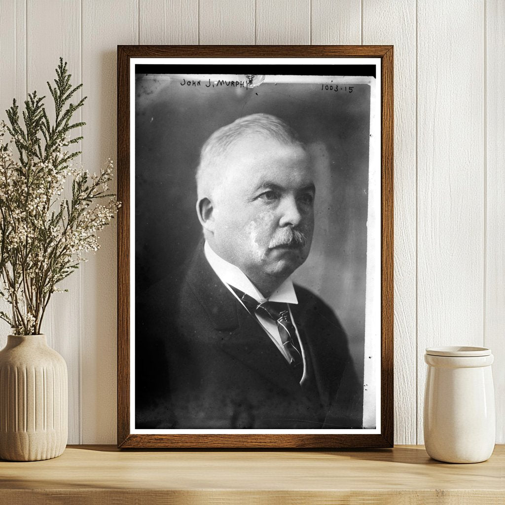 Historic Portrait of Early 20th Century News Media Icon
