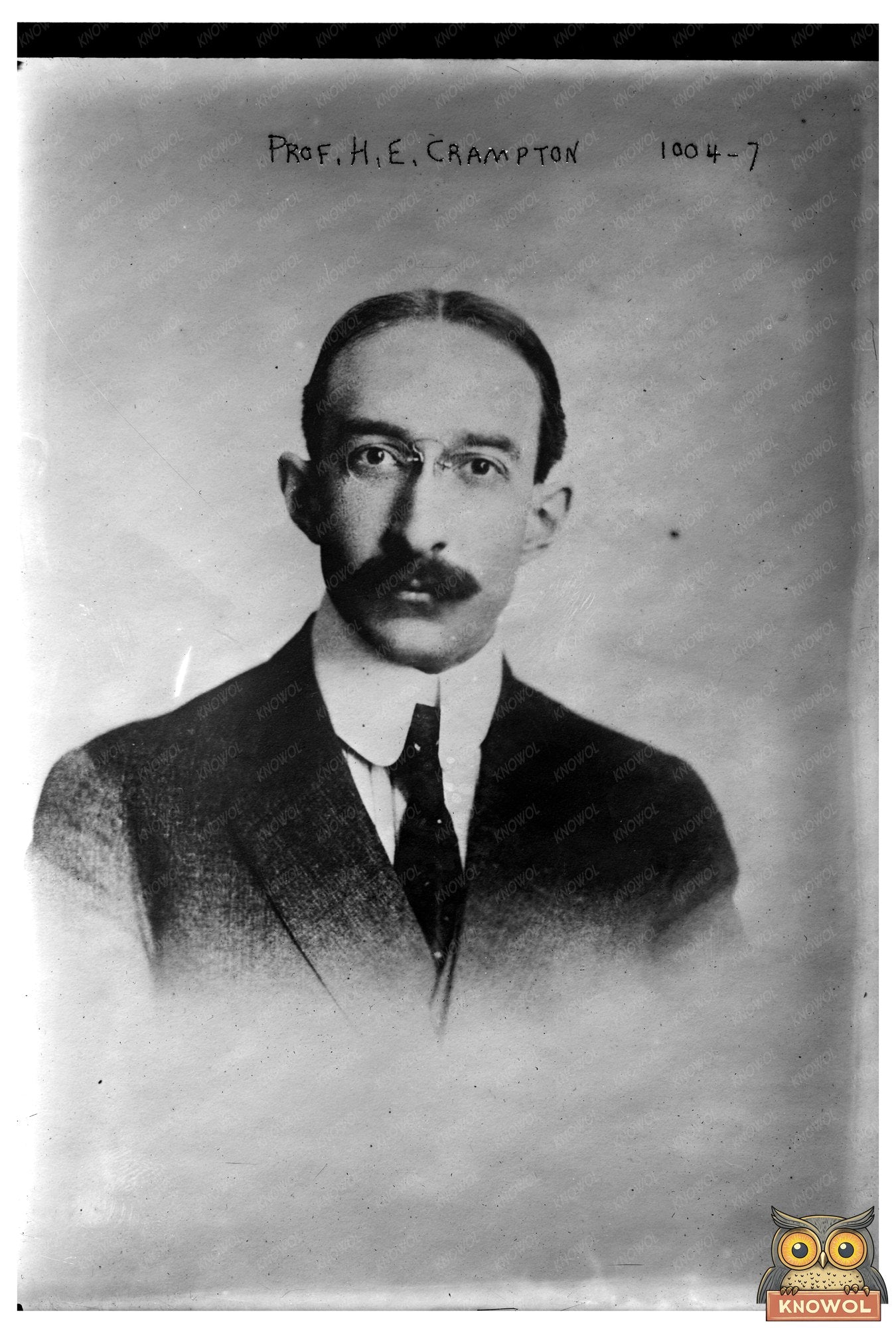 Early 20th Century Botany Pioneer in Action