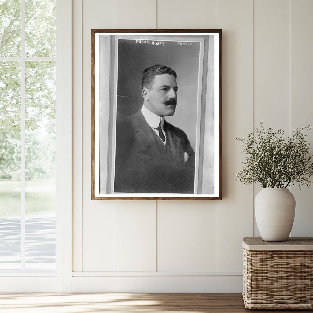 1913 Portrait of Influential Leader Peter A. Jay