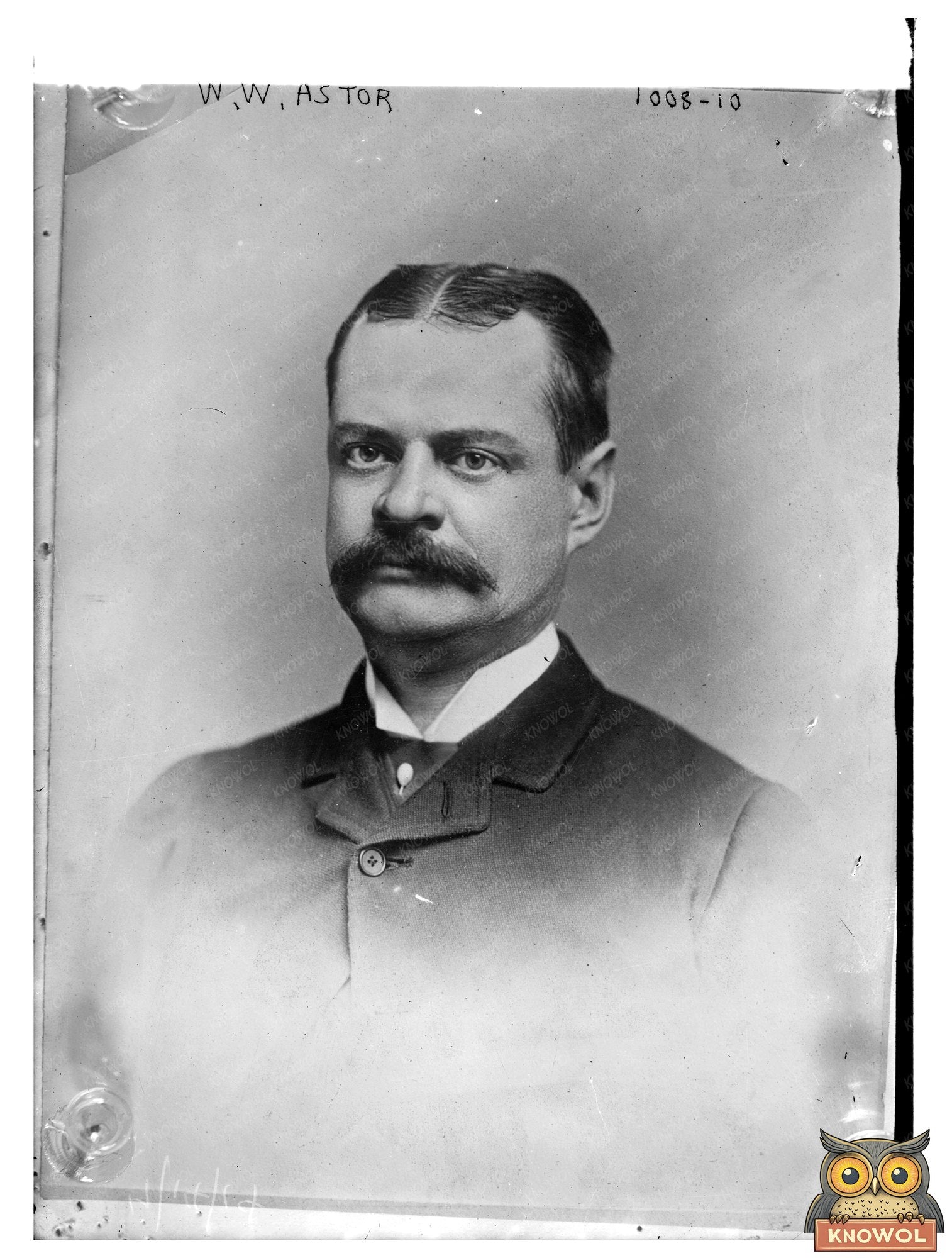 Historic Portrait of W.W. Astor, 1914