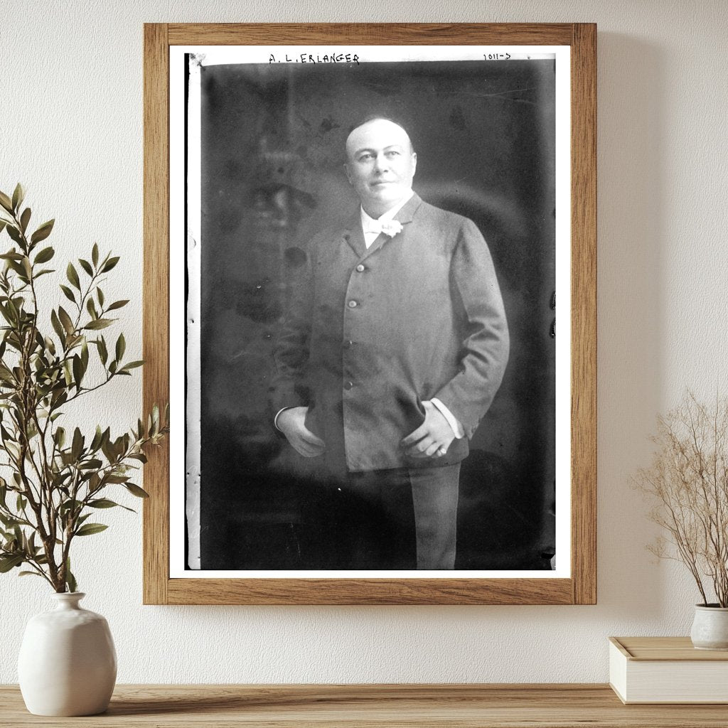1919 Portrait of Finance Titan A.L. Erlanger