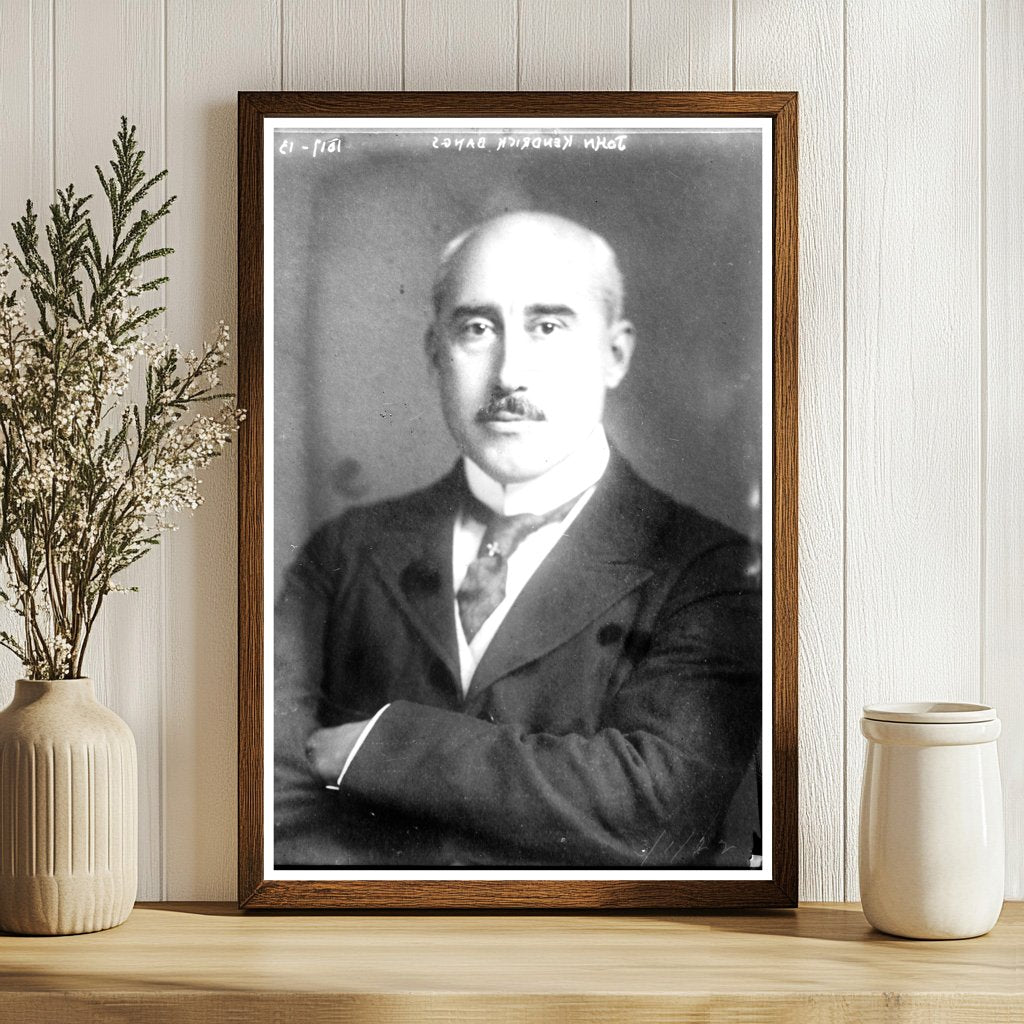 Whimsical Portrait of John Kendrick Bangs, Literary Humorist