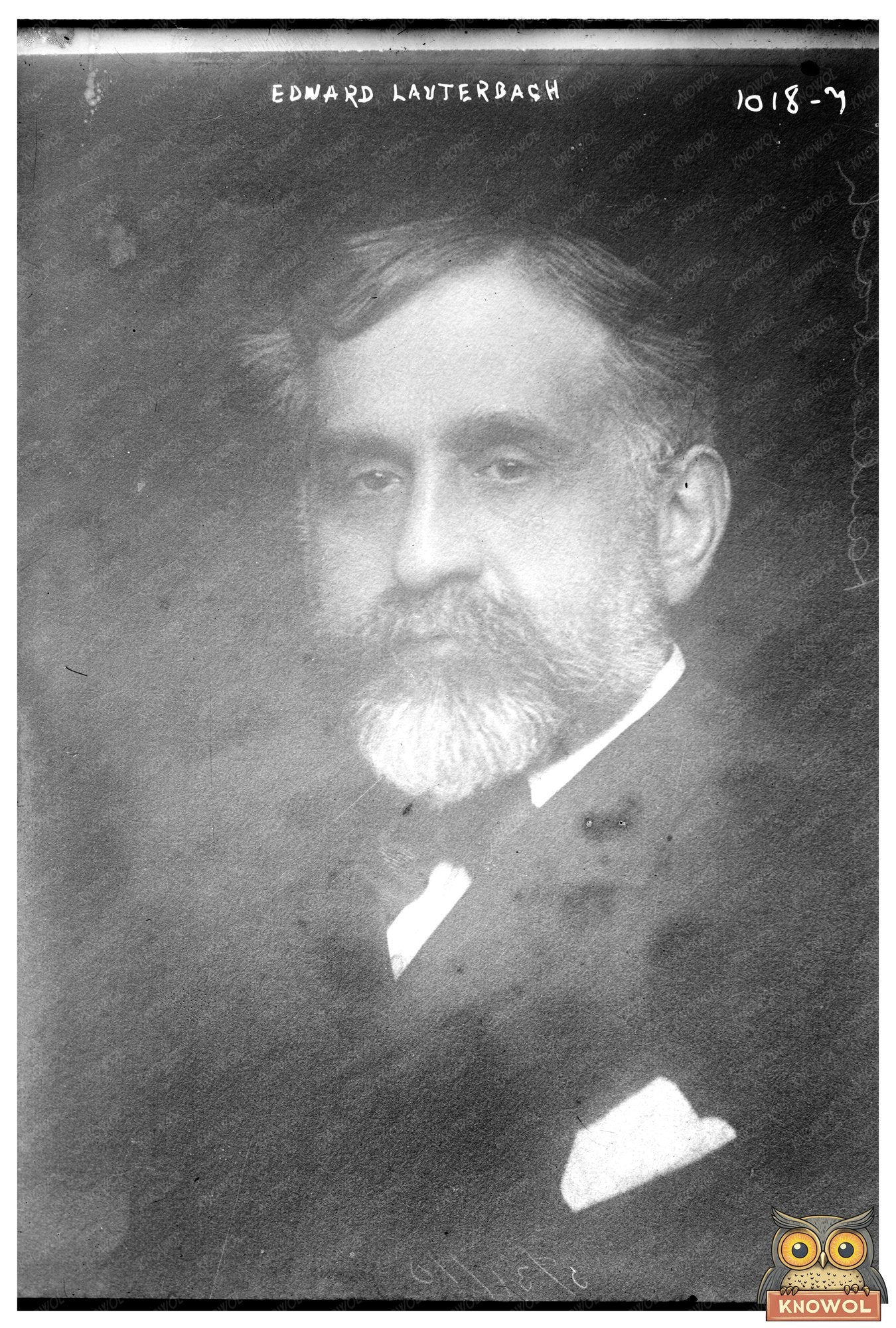 Portrait of Legal Reformer Edward Lauterbach