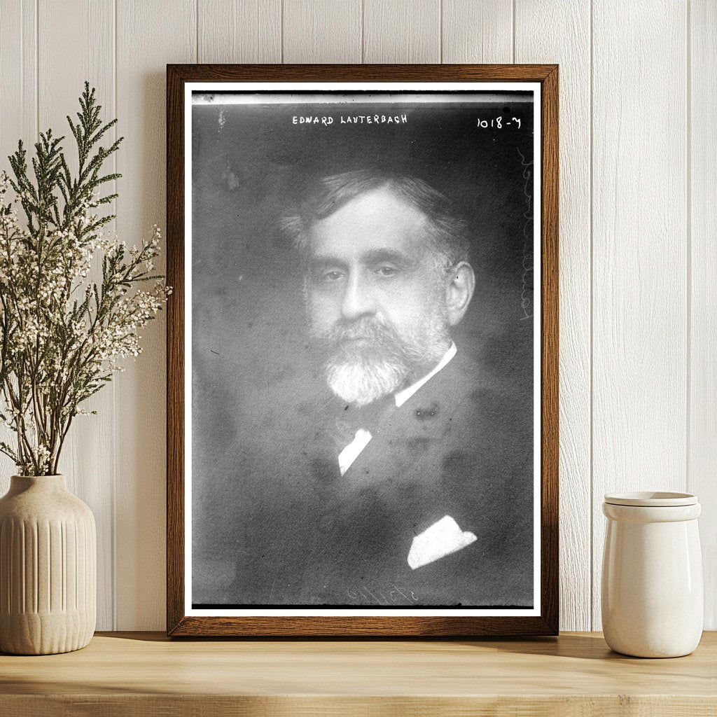 Portrait of Legal Reformer Edward Lauterbach