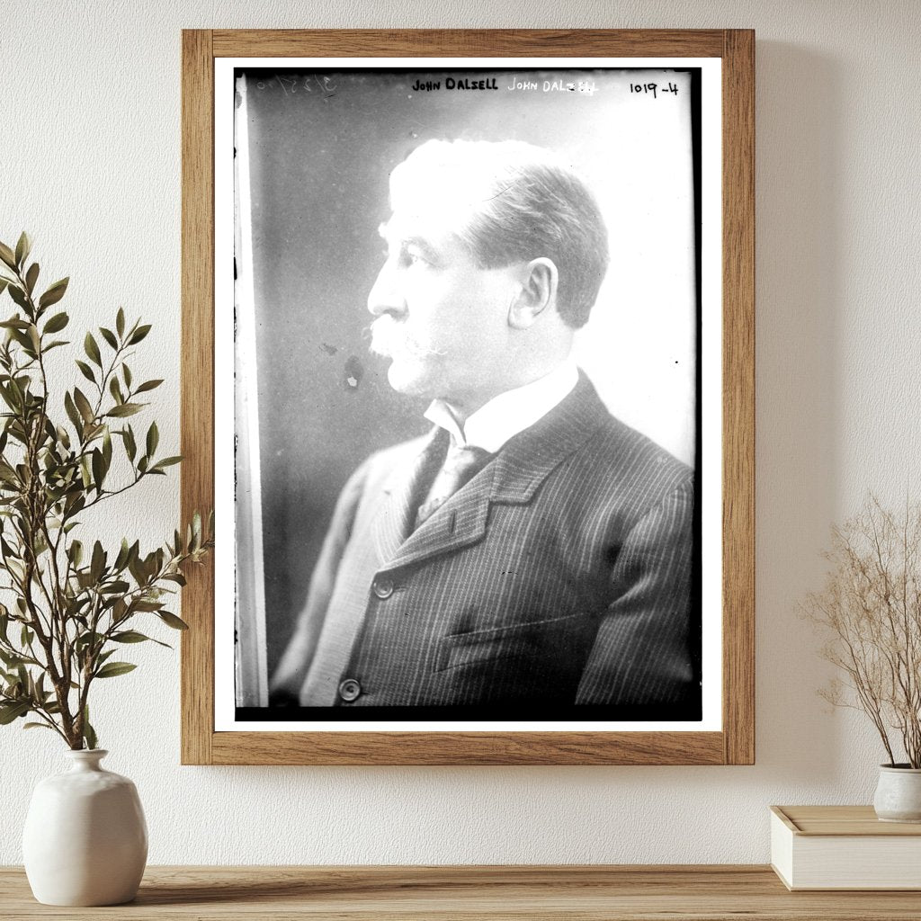 John Dalsell: Prohibition Leader, March 1910 Photo