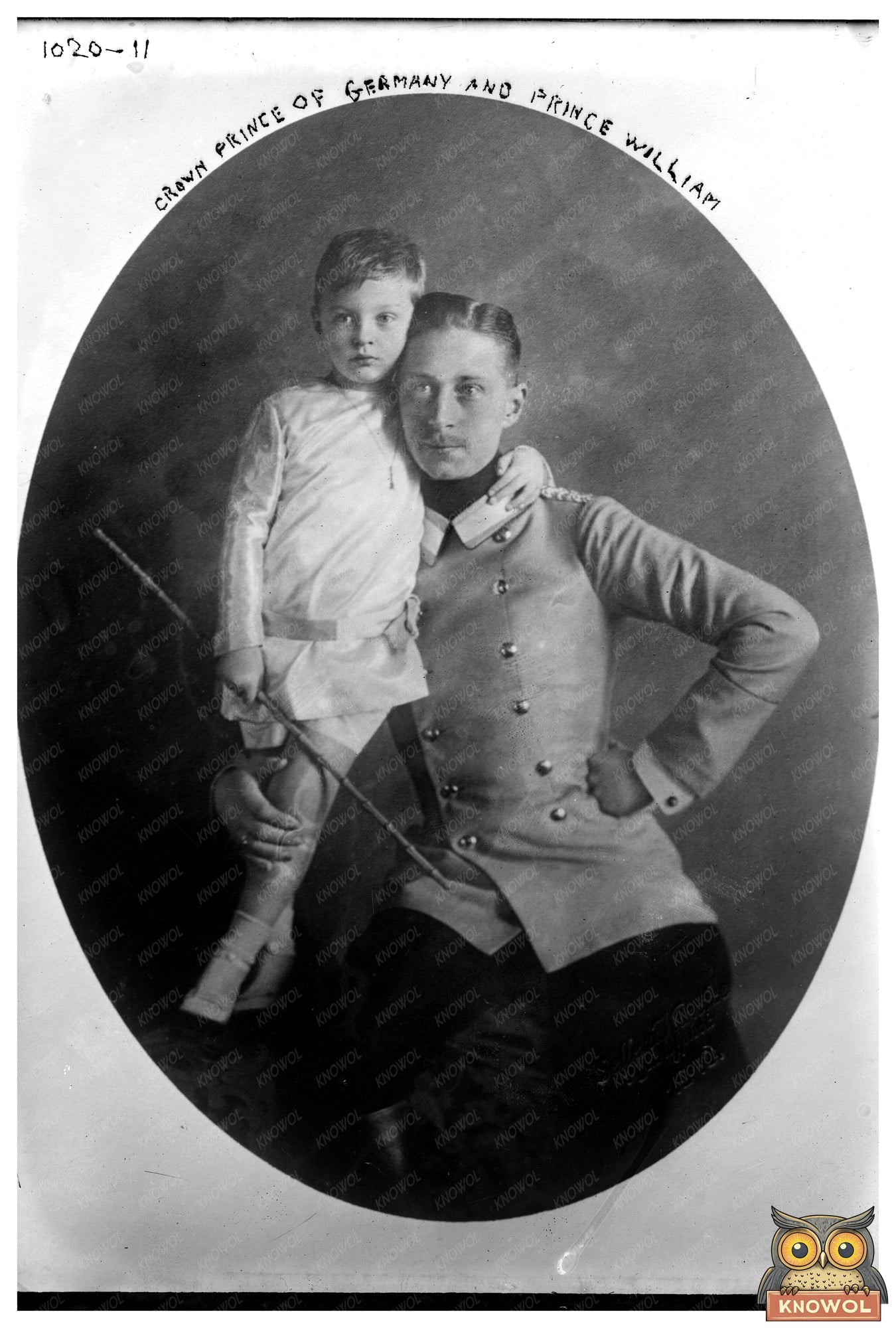 Crown Prince of Germany & Prince William in 1910 Portrait