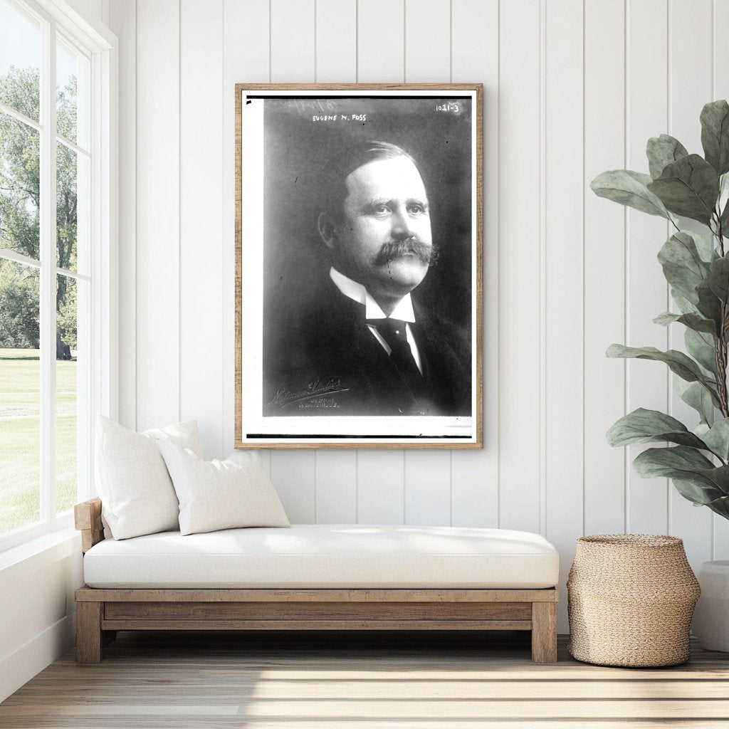Historic Portrait of Eugene N. Foss, 1910 Governor of MA