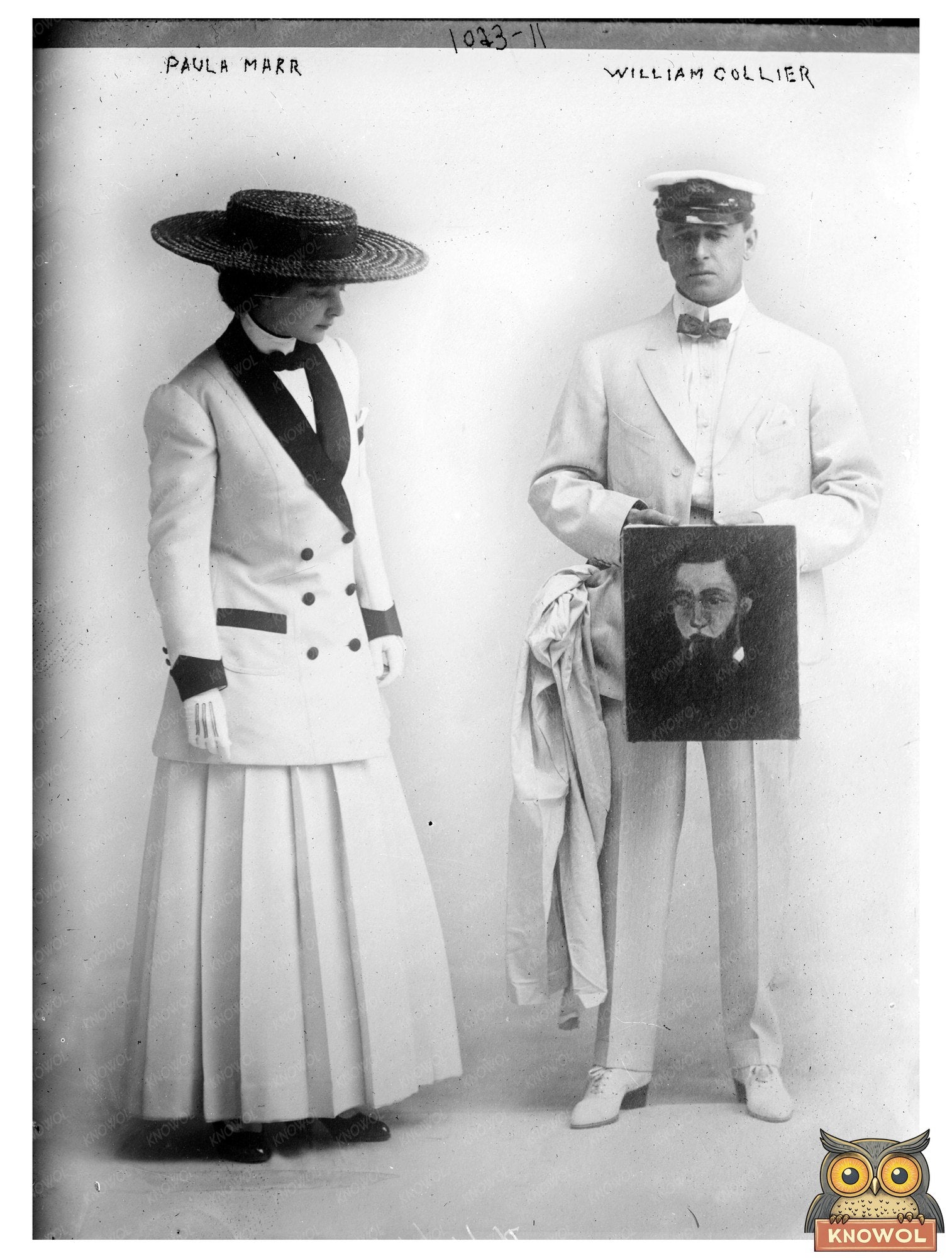 1900s Duo Showcasing a Cherished Memory Together