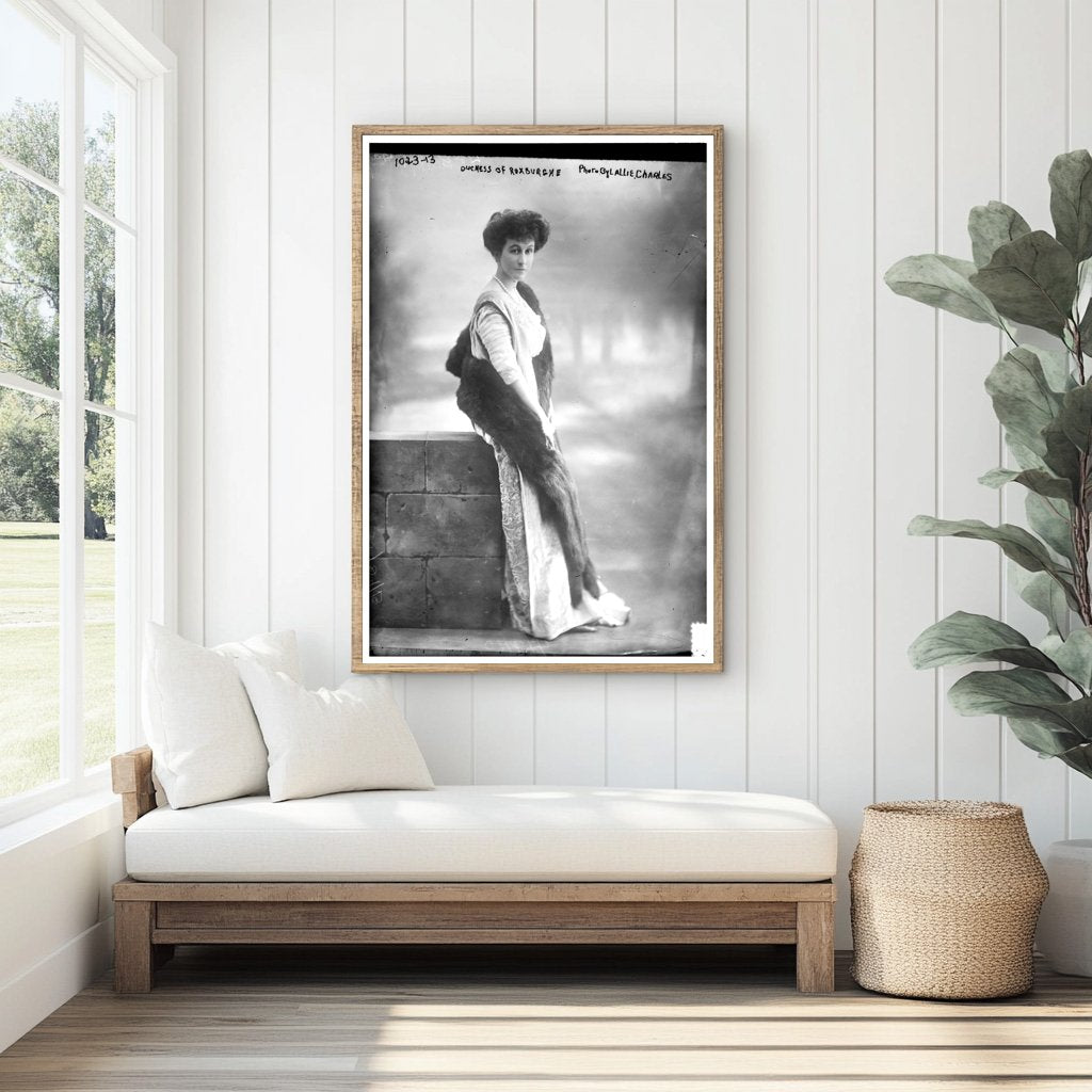 Elegant Duchess Lallie Charles of Roxburghe, 1913