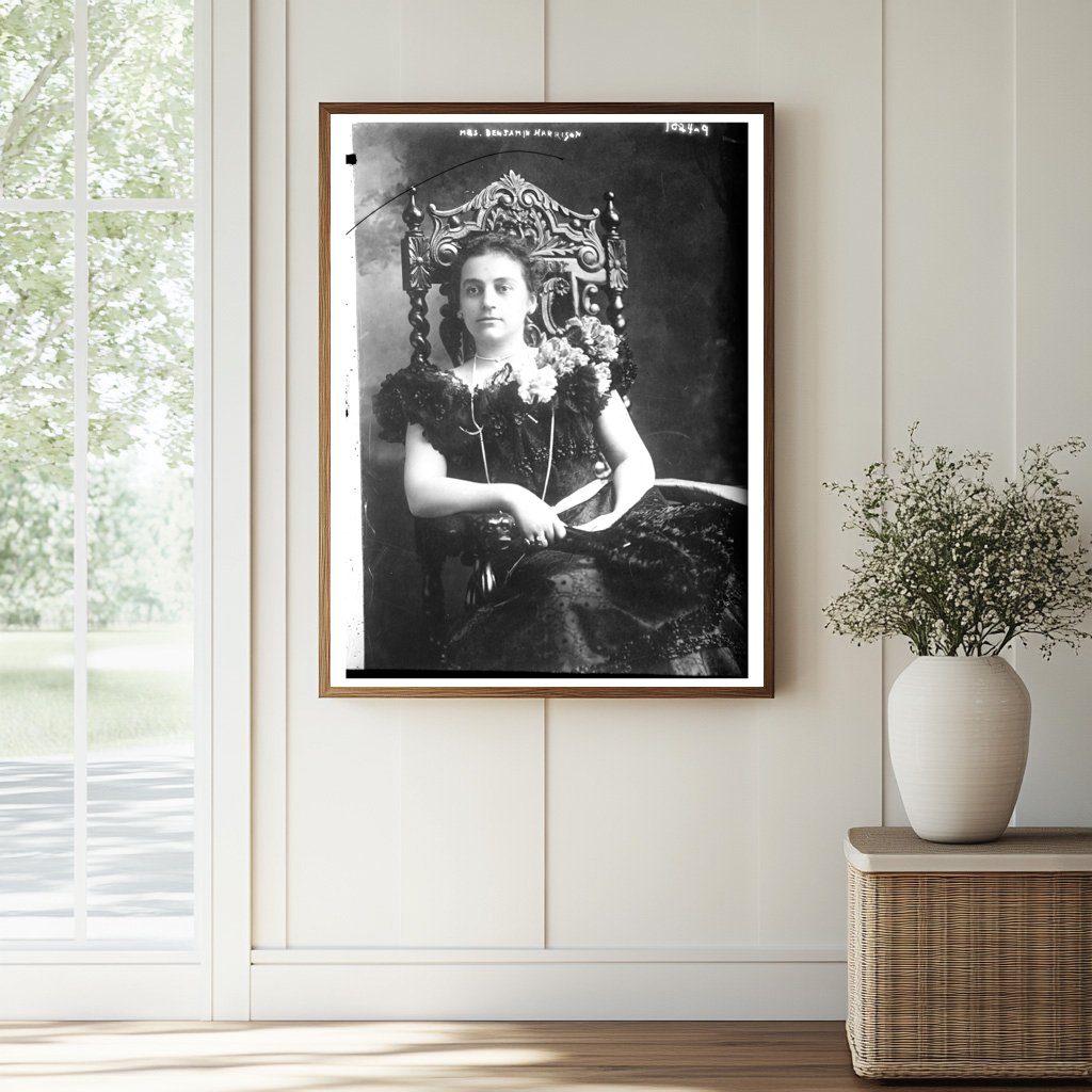 Elegant Portrait of Americas First Lady, 1889-1893