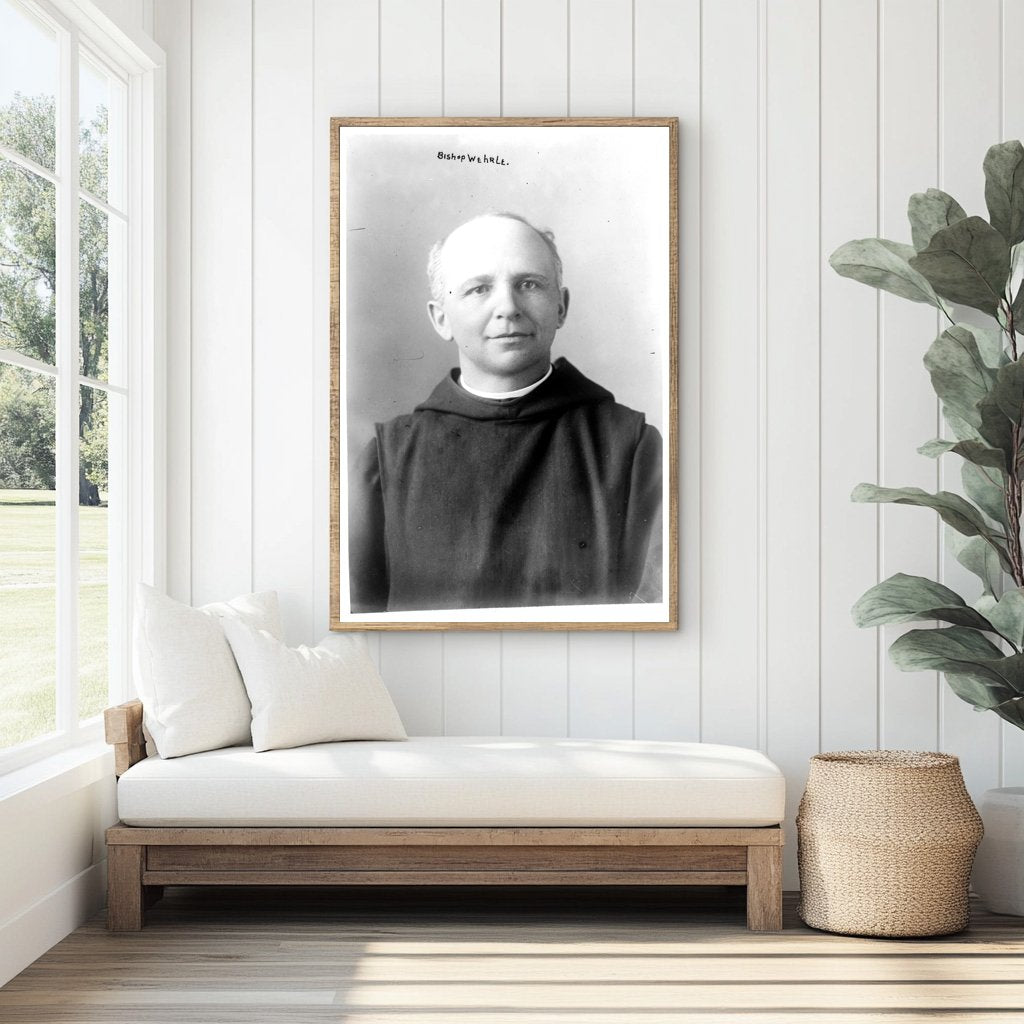 Portrait of Bishop Joseph W. Wehrle: Early 20th Century Cler