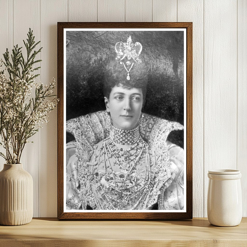 Queen Alexandra: Iconic Royal Portrait of a Danish Empress