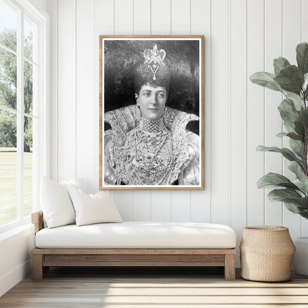 Queen Alexandra: Iconic Royal Portrait of a Danish Empress