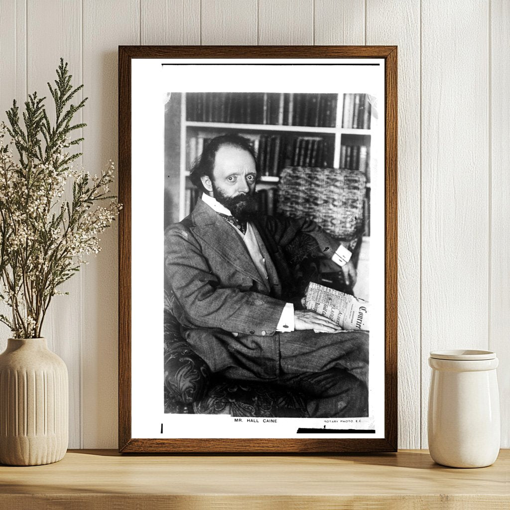 Hall Caine: Reflective Moment with His Literary Work