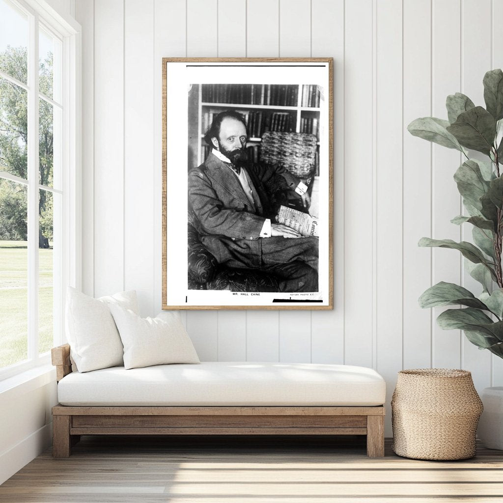 Hall Caine: Reflective Moment with His Literary Work