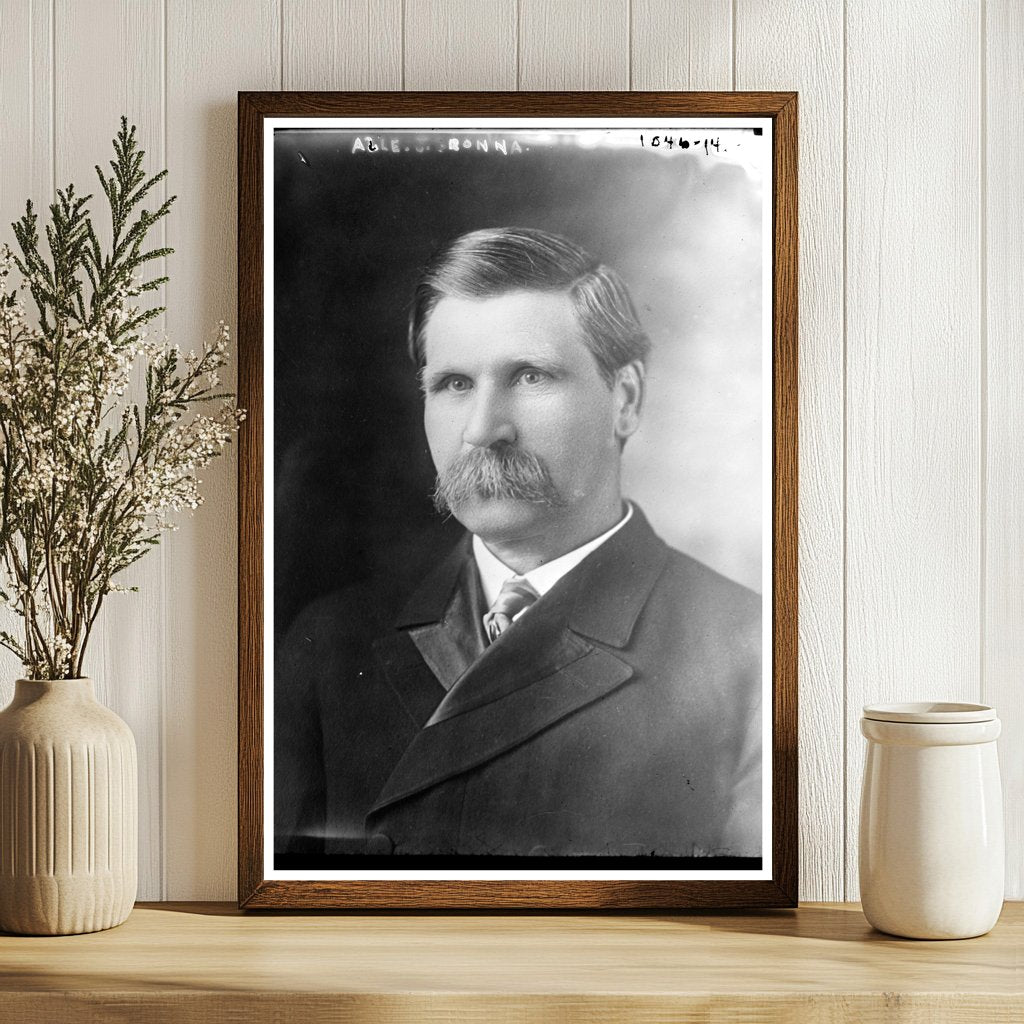 Vintage Portrait of A.J. Gronna, U.S. Senator, 1911-1913