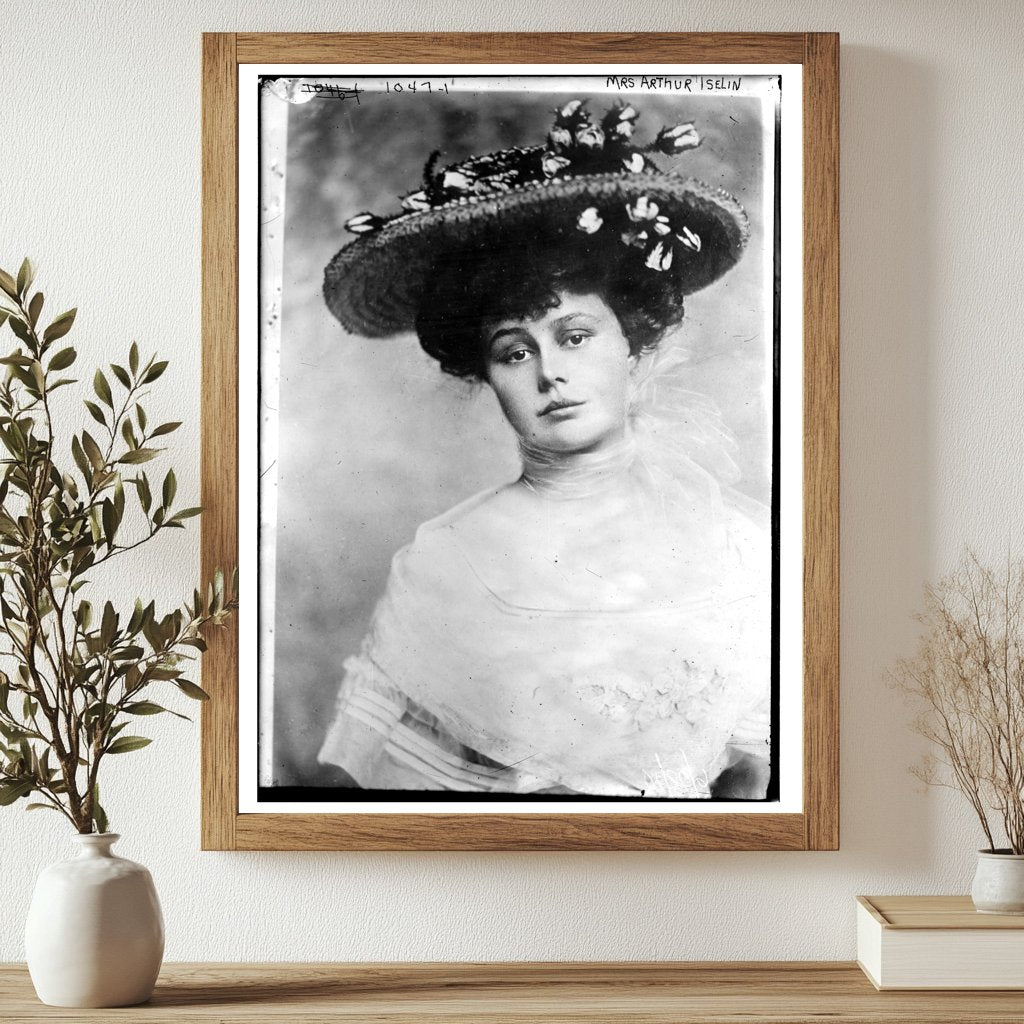 Portrait of Elegance: Mrs. Arthur Iselin, 1910
