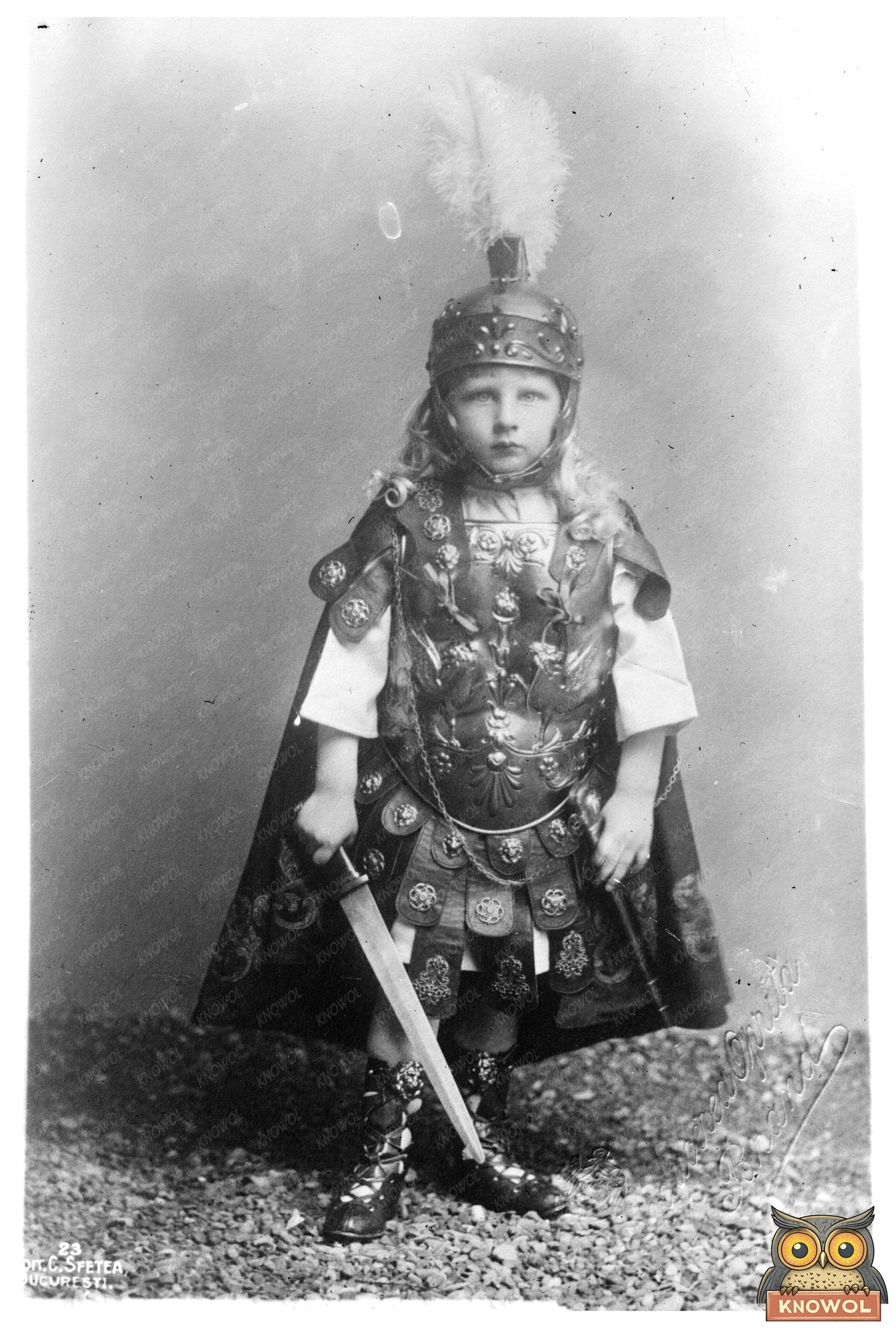 Charming Portrait of Prince Nicolas of Roumania