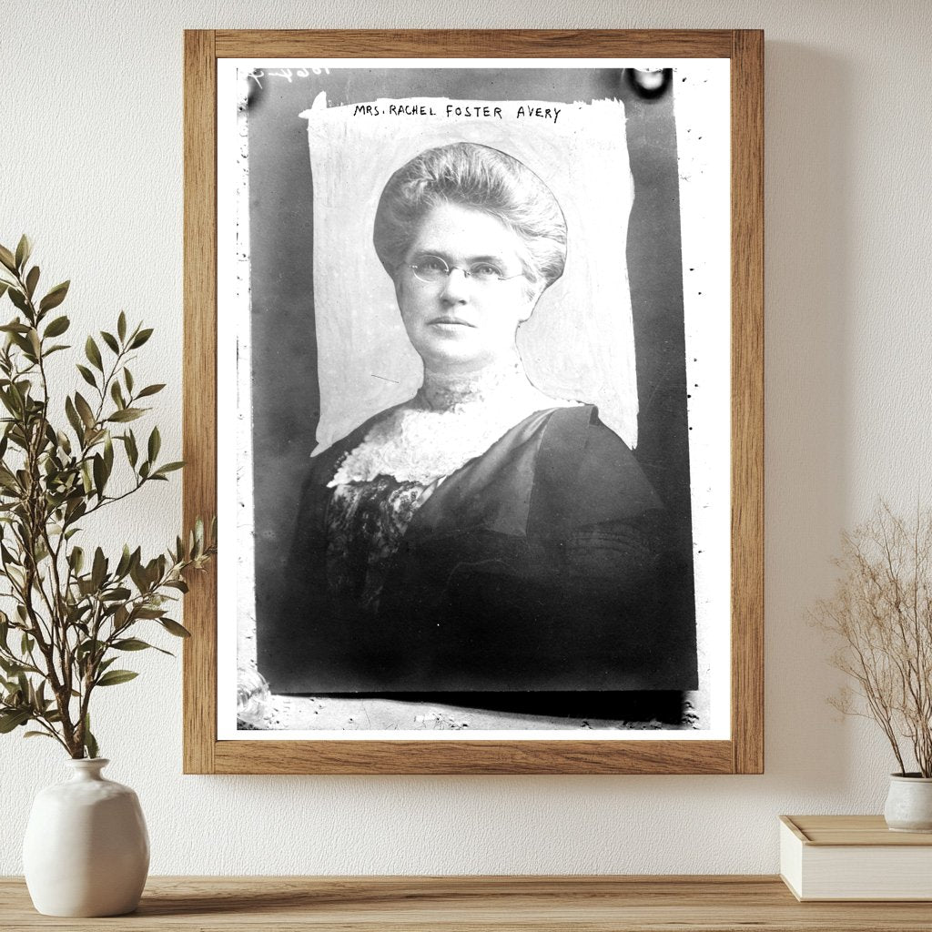 Portrait of a Womens Suffrage Pioneer, Mrs. Avery