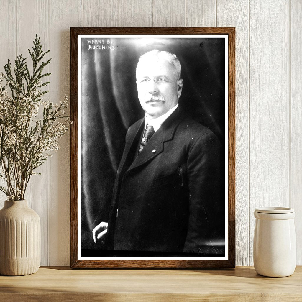 Portrait of Harry B. Hutchins: Early 1900s Business Leader