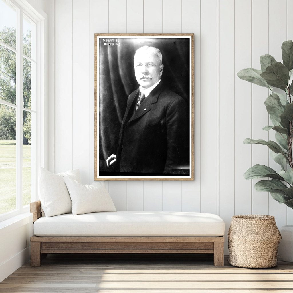 Portrait of Harry B. Hutchins: Early 1900s Business Leader