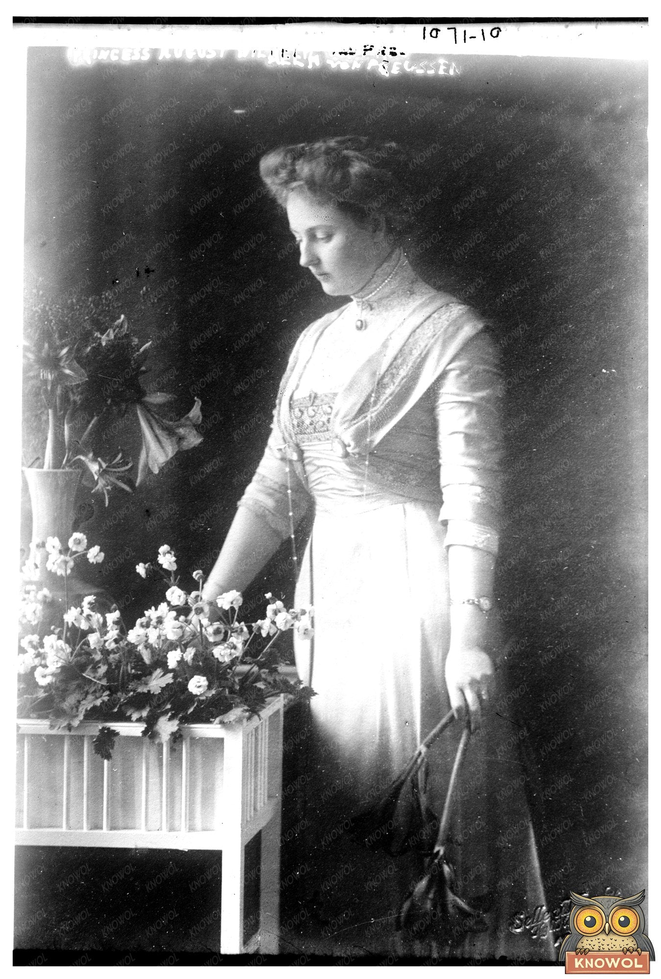Elegant Portrait of Princess August Wilhelm, 1910
