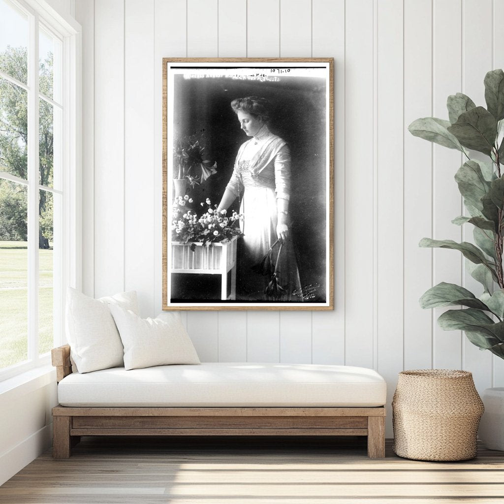 Elegant Portrait of Princess August Wilhelm, 1910