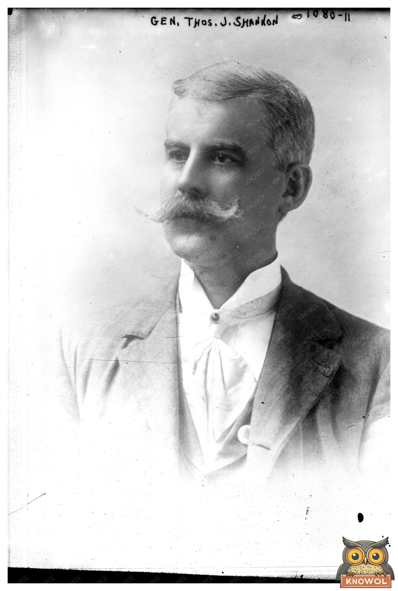 Portrait of General Thomas J. Shannon, 1910 Military Leader